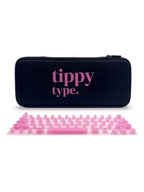 Tippy Type Keyboard Case with Pink Keycap Set